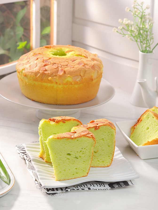 Chiffon pandan 